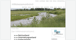 Desktop Screenshot of mittelweserverband.de